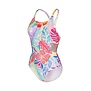 W Swimsuit Swim Pro Back Allover white-multi