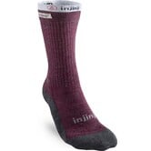 Womens Liner Hiker/CRW/Nuwool/MOO maroon