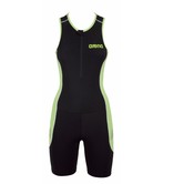 W Trisuit St black/pea-green