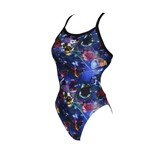 W Swimsuit Challenge Back Allover black-multi