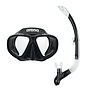 Premium Snorkeling Set black-clear-black