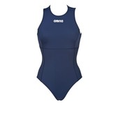 W Solid Waterpolo One Piece navy/white