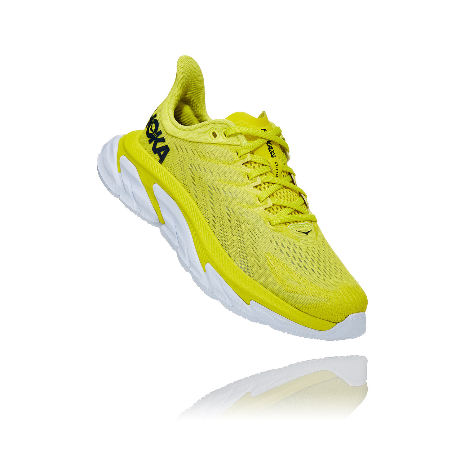 Hoka Clifton Edge Dames CITRUS/WHITE EU 39 1/3 - EU 41 1/3 - Triathlonwinkel