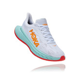 Hoka Carbon X 2 Dames WHITE / BLAZING ORANGE