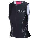 HUUB Essential Tri Singlet Dames Black-Pink