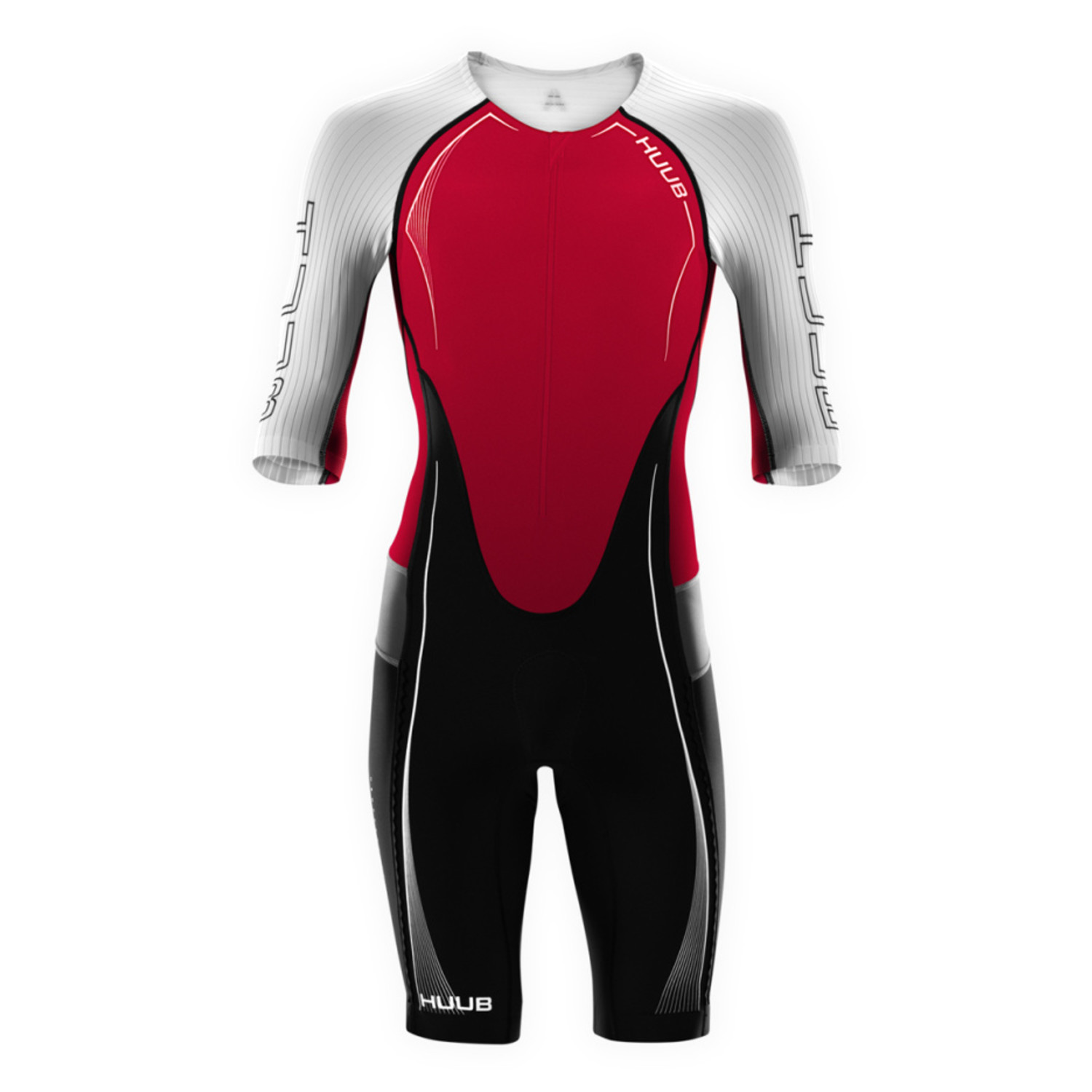 solo zeil esthetisch HUUB Anemoi Aero Tri Suit Red Heren XXL - Triathlonwinkel