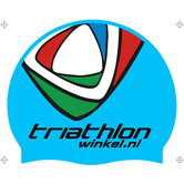 Triathlonwinkel Silicone Badmuts Blauw