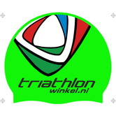 Triathlonwinkel Silicone Badmuts Neon Groen