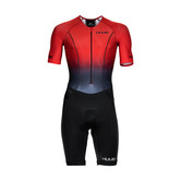 HUUB Commit Long Course Suit Heren red/black