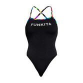 Funkita Beat it Black StrappedIn Badpak Dames