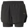 Puma RUN FAVORITE WOVEN 2IN1 3" SHORT W black Dames