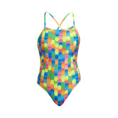 Funkita Blocked Dotty Tie Mie Tight Badpak Dames