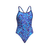 Funkita Blue Bits  Diamondback Badpak Dames