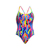 Funkita Foult Lines  Diamondback Badpak Dames