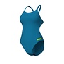 Arena W Team Swimsuit Challenge Solid blue-cosmo/artic-lime