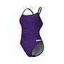 Arena W Snakeskin Swimsuit Challenge Back black/team-purple