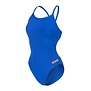 Arena W Team Swimsuit Challenge Solid neon-blue/team-orange