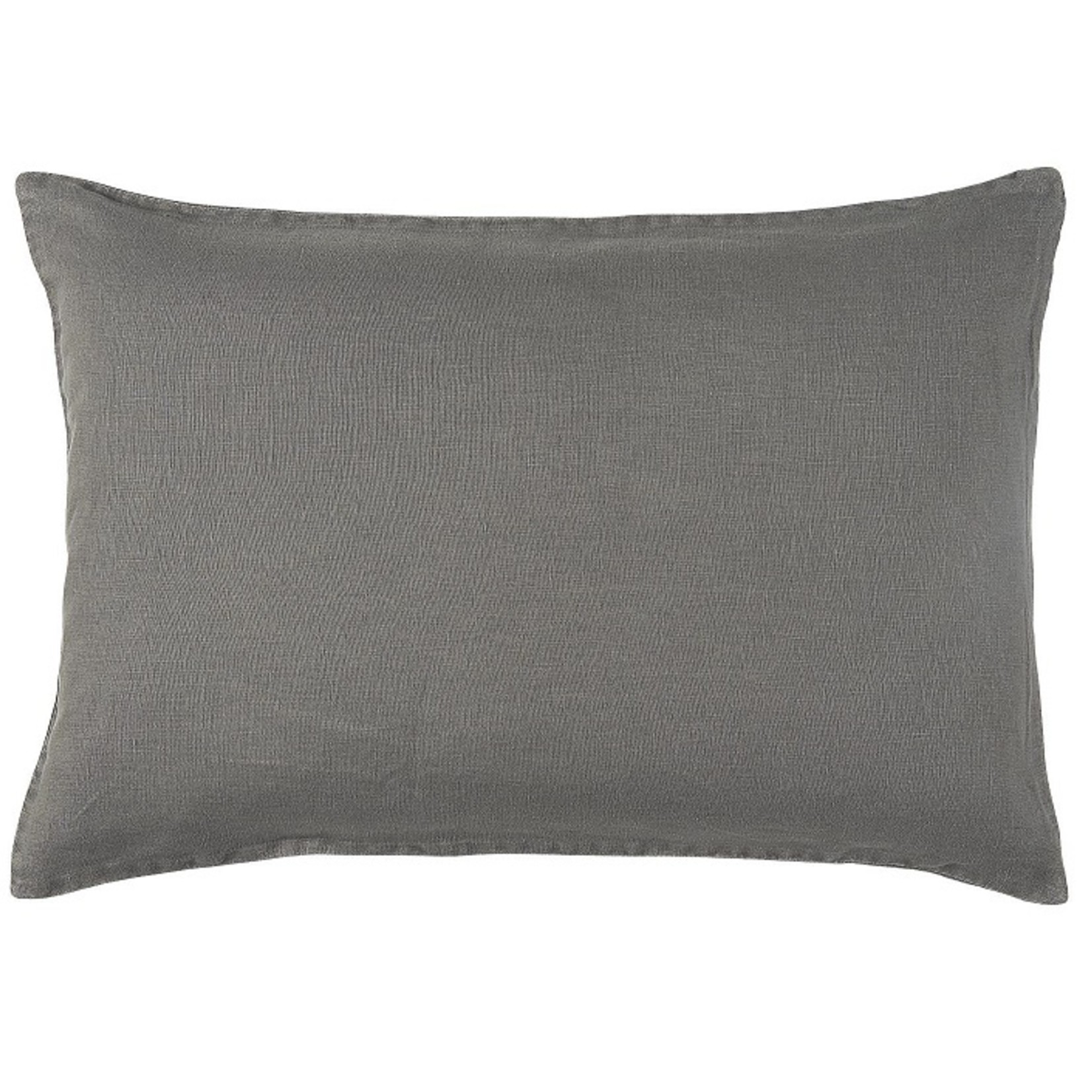 IB Laursen Linnen Kussenhoes Thunder Grey 60x40cm