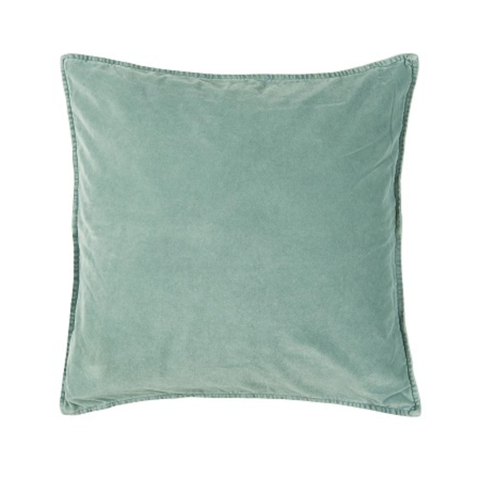 IB Laursen Velvet kussenhoes green mist (52x52cm)