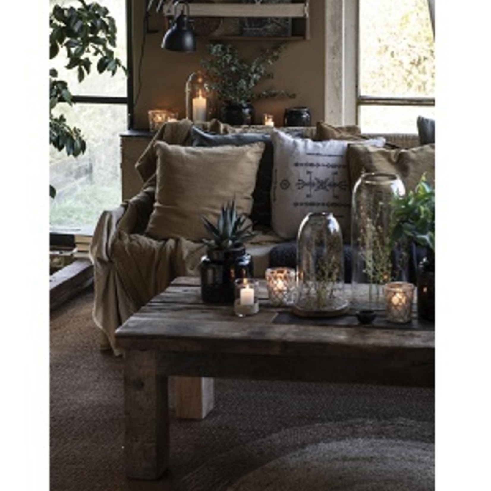 IB Laursen Velvet kussenhoes clay (72x52cm)