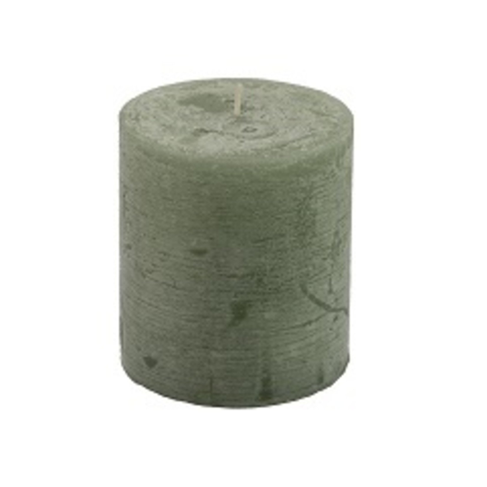 Home Society Pillar candle groen
