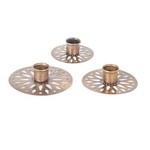 Candleholder Halden Ant Brass set/3