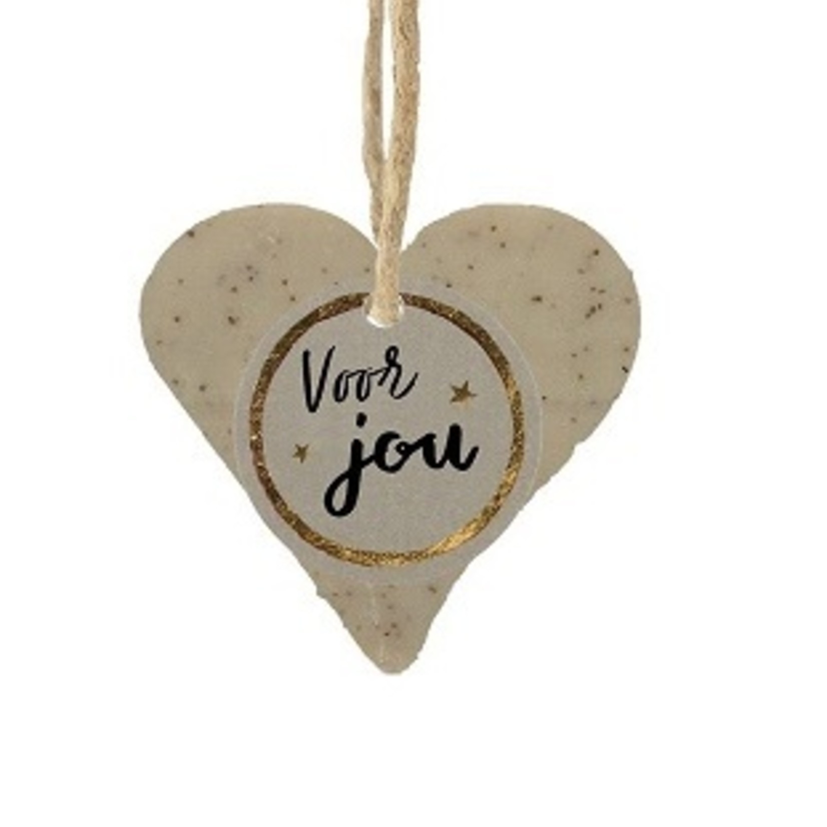 Totale leegverkoop van 100%LEUK Zeepharten aan koord