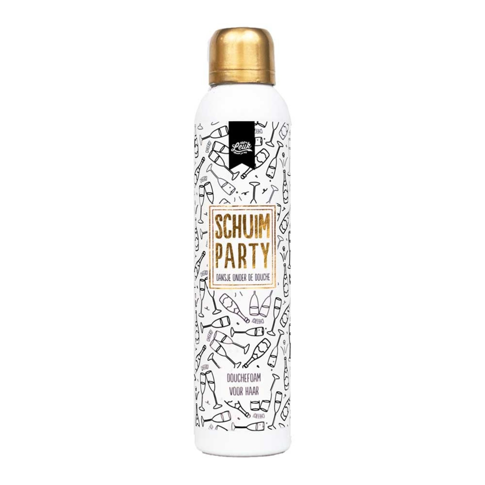 Totale leegverkoop van 100%LEUK Schuimparty dansje onder de douche