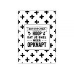 Totale leegverkoop van 100%LEUK Kaart- Beterschap