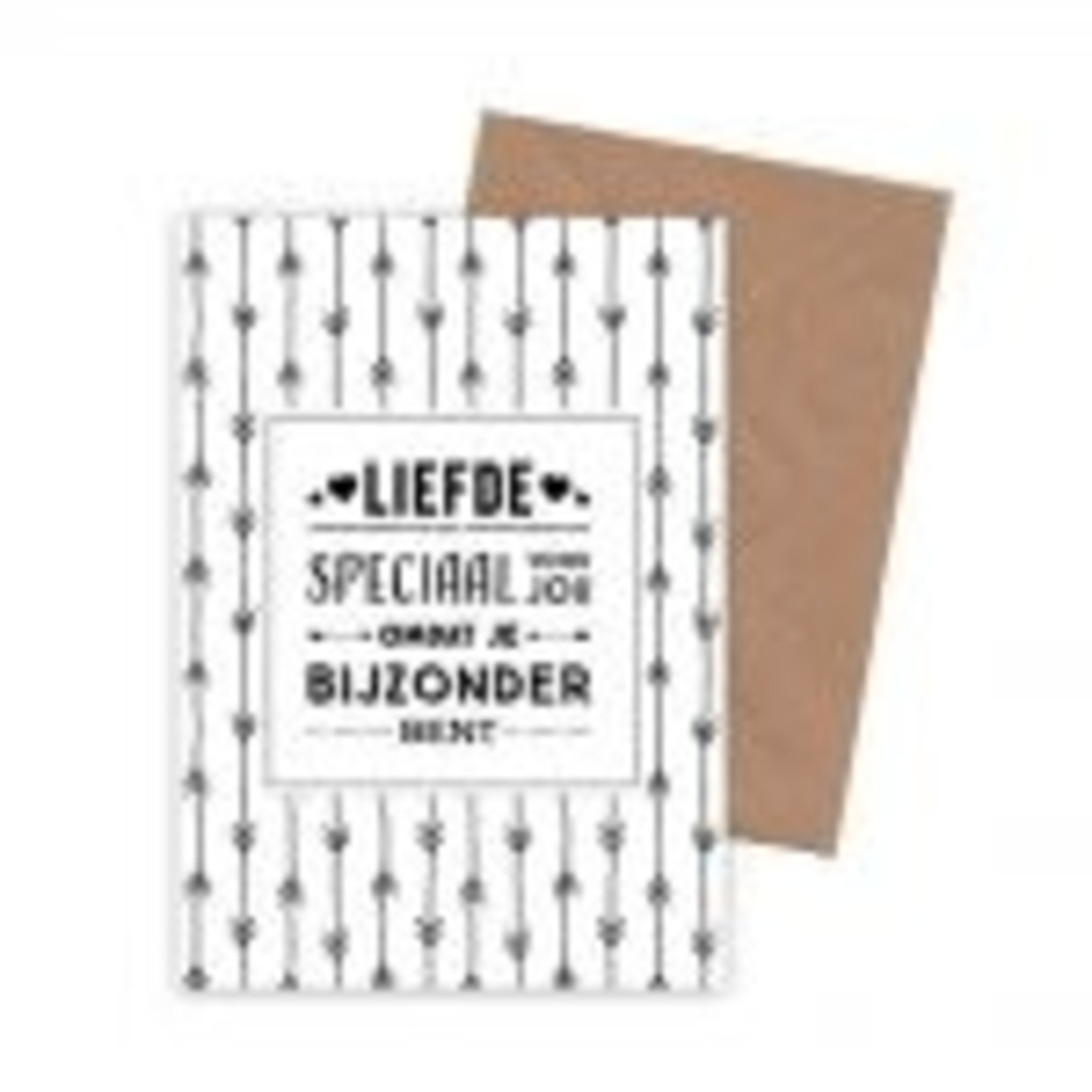 Totale leegverkoop van 100%LEUK Kaart - Liefde