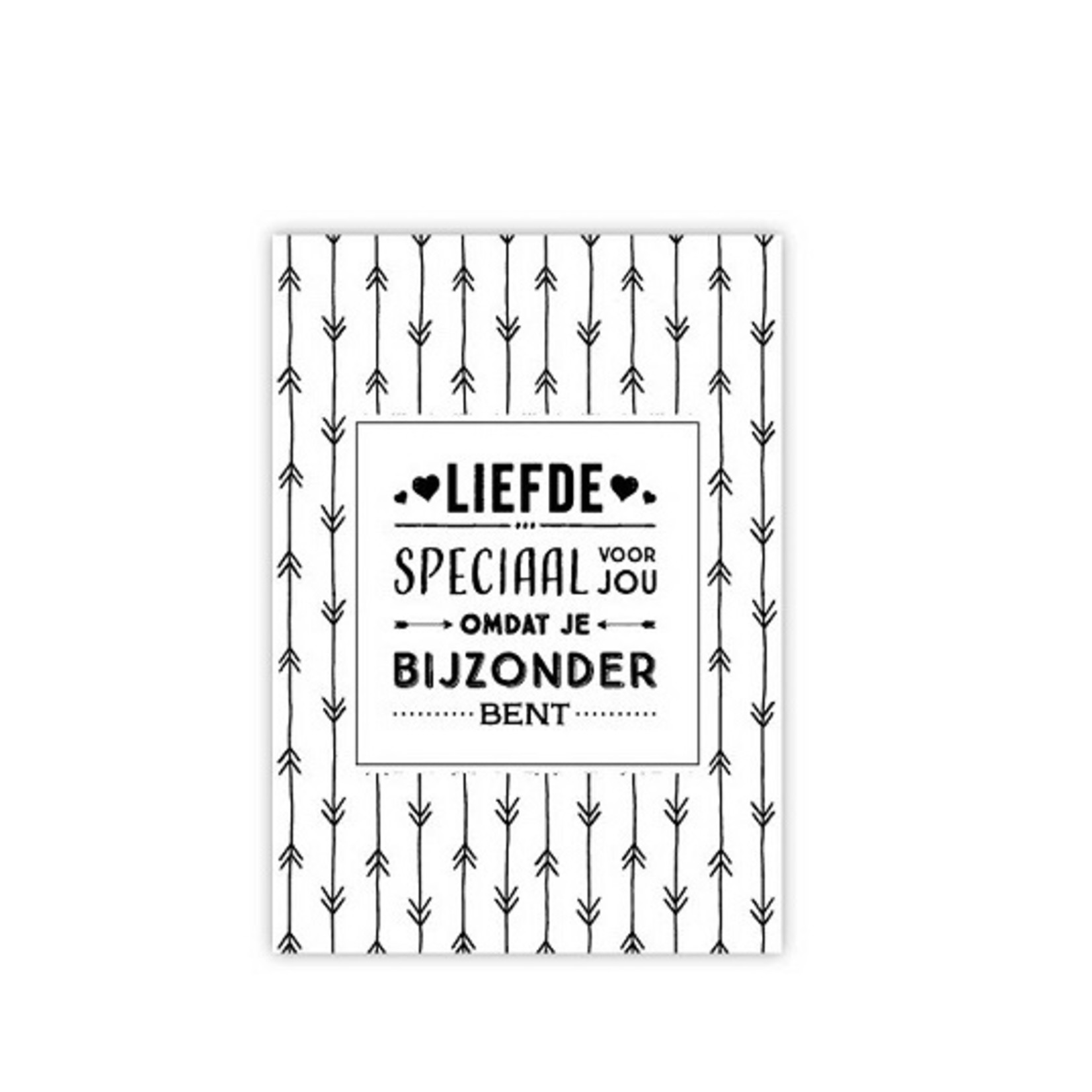 Totale leegverkoop van 100%LEUK Kaart - Liefde