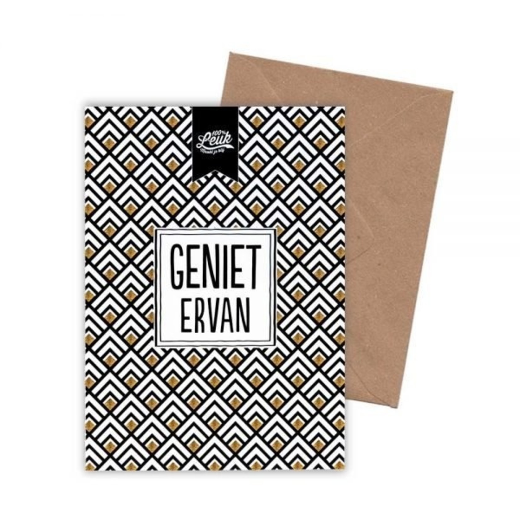 Totale leegverkoop van 100%LEUK Kaart - geniet ervan