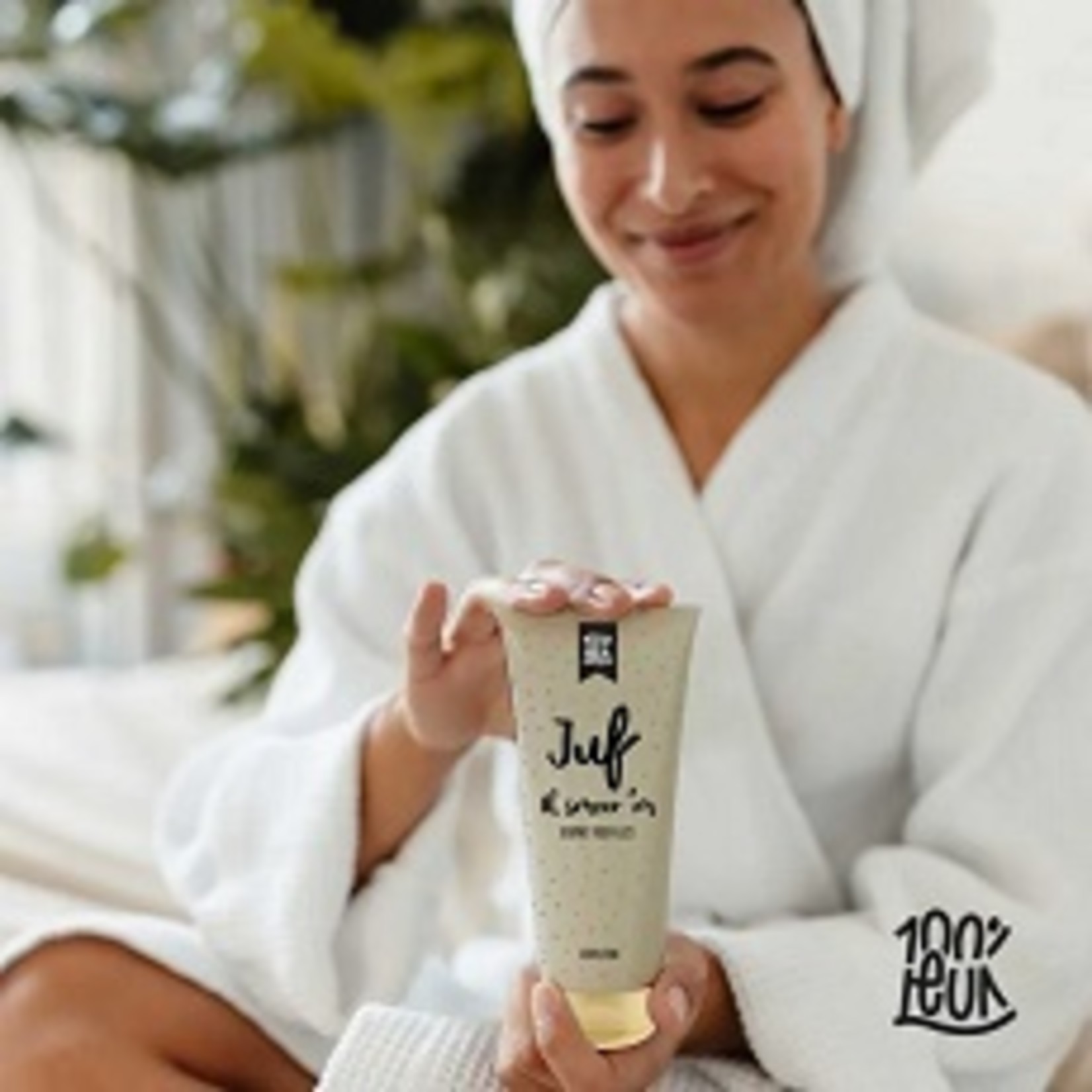 Totale leegverkoop van 100%LEUK Bodylotion 'Juf ik smeer 'm'