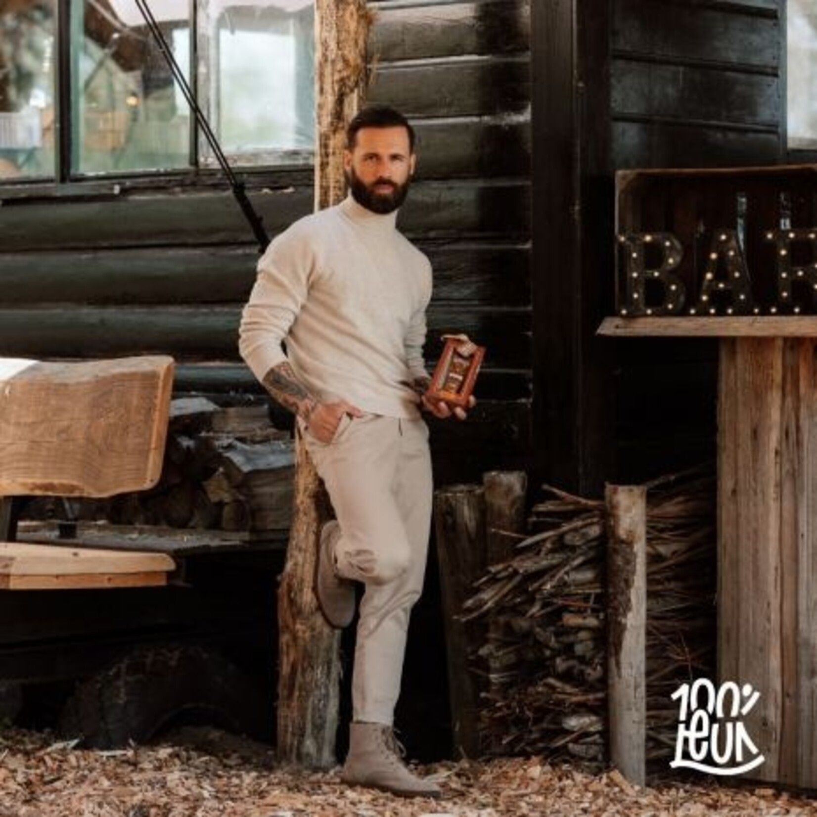 Totale leegverkoop van 100%LEUK Douchegel Bierdouche in kadoverpakking