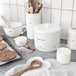 Bastion Collections Voorraadpot wit keramiek