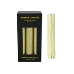 Home Society Korte dinerkaarsjes goud - set van 6