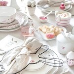 Bastion Collections Eierdopje Hearts roze