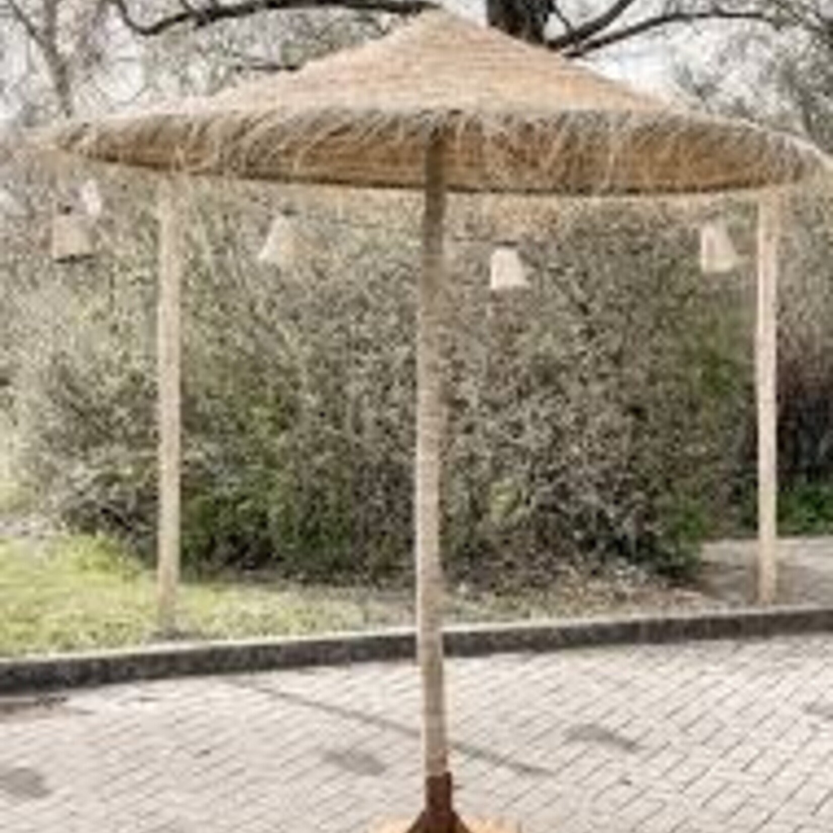 Spartaanse zeegras parasol