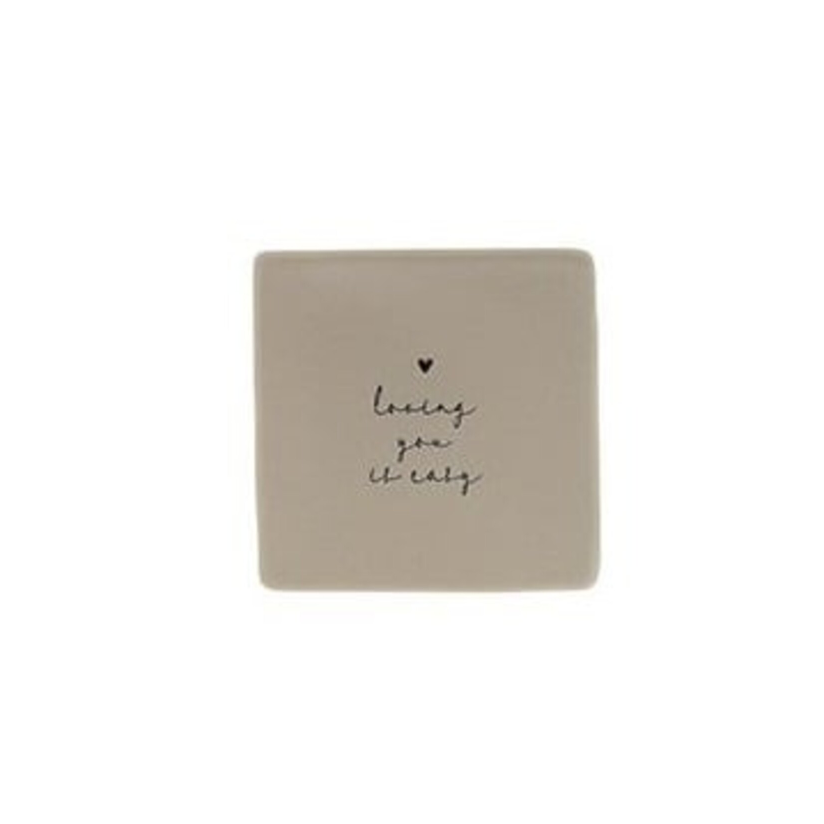 Bastion Collections Wandtegeltje Loving you is easy