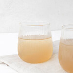 Bastion Collections Waterglas - Geribbeld glas met randje