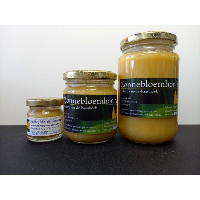 Zonnebloem crème honing