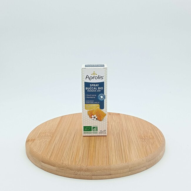 Mondspray Mãnuka-honing, Propolis en Tijm, biologisch