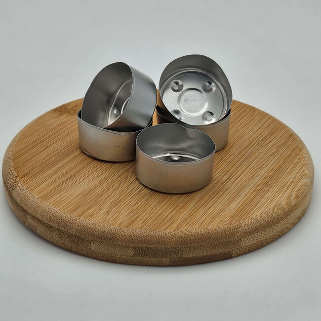 Lege aluminium cupjes