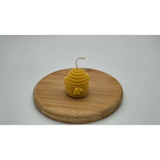 Bijenwaskaars Bijenkorf met twee honingbijtjes erop afgebeeld