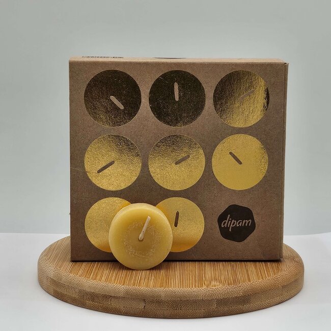 Bijenwas waxinelichtjes