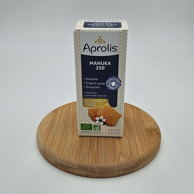 Aprolis hoestsiroop met Manuka-honing en Propolis, biologisch
