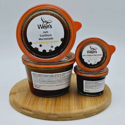 Jams gezoet met honing