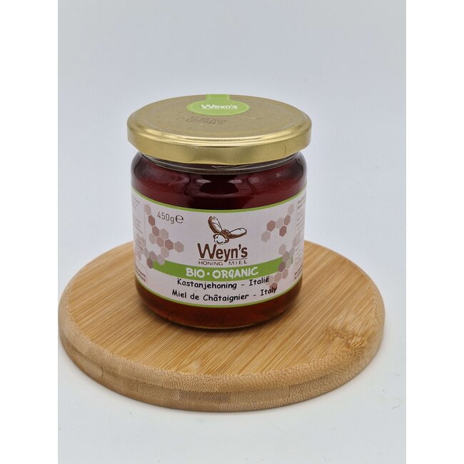 Kastanje honing, biologisch