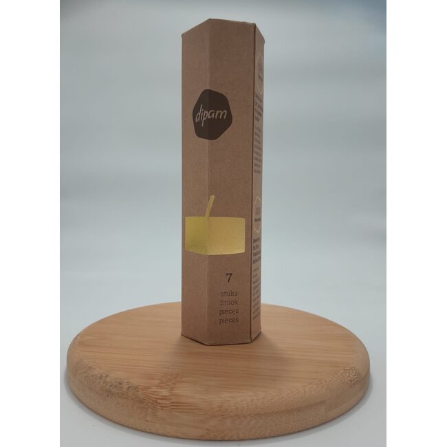 Dipam waxinelichtjes van zuivere bijenwas