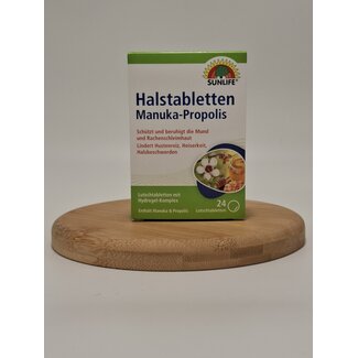 Sunlife Keelpastilles Manuka honing-Propolis